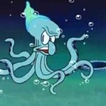 squidward as an actual octopus