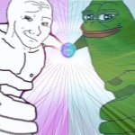 Pepe Wojak double Rasengan