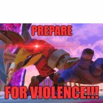 skylanders PREPARE FOR VIOLENCE!!! w/ white space meme