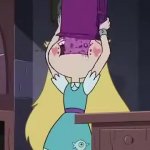 Star Butterfly Eating alot of Sugar Seeds Cereal (gif) meme