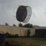 Trampoline wind