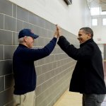 Biden Obama High Five