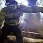 Hulk punched Thor GIF Template