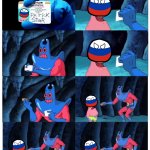 Russia Patrick Star not my wallet meme