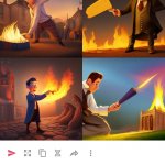 British Mormon burning a constitution meme