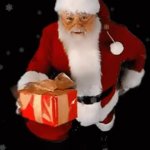 Santa Gift GIF Template