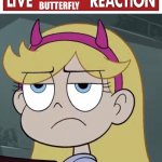 Live Star Butterfly Reaction