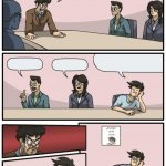Board meeting unexpected ending template