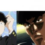 Virgin vs Chad but with Mob Psycho Anime