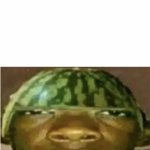 Watermelon helmet