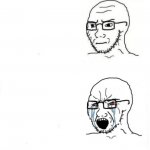 Wojak Mad and Crying