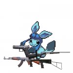 baby frost with guns