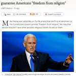 Mike Pence Christian nationalist