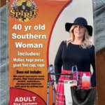 40 yr old southern woman costume | image tagged in spirit halloween 40 yr old southern woman | made w/ Imgflip meme maker