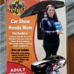 Spirit Halloween Car show Honda mom