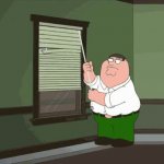 Peter Griffin Blinds GIF Template
