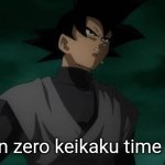 ningen zero keikaku time stops meme