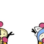 Bomberman bros scared and shocked