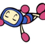 Blue Bomber sleeping