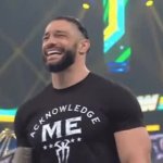 Roman Reigns Laughing GIF Template
