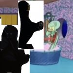 The Shadow Spirits Drop By Squidward's House | image tagged in x drops by squidward's house,shadow spirits,ghost,ghost 1990,squidward,drops by squidward's house | made w/ Imgflip meme maker
