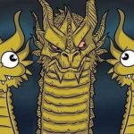 Three-headed dragon template