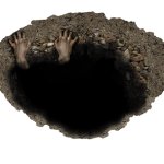 Hole In Ground Hands Transparent Background