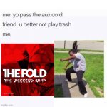 Jump Up. Kick Back. Whip Around. Spin. | image tagged in pass the aux cord,ninjago,lego | made w/ Imgflip meme maker