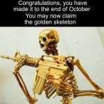 The golden skeleton