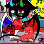 Nightmare whith an axolotl