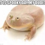 My Dudes | IT IS SPOOKY DAY, MY DUDES | image tagged in my dudes | made w/ Imgflip meme maker