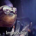 Thanos sloth impossible