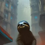 sloth opening a bank meme