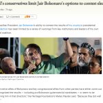 Jair Bolsonaro limited by Brazilian conservatives