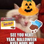 Halloween we will NEVER forget you this year <3 | SEE YOU NEXT YEAR, HALLOWEEN; BYEE HOPE WE LIVE IN 2023!!!! | image tagged in i won't fail you commander | made w/ Imgflip meme maker
