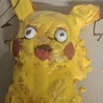 Cursed Pikachu cake