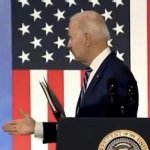 Biden shakes hands with invisible man