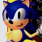 Sonic from Sonic's Schoolhouse meme