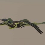 Flying venatrox GIF Template