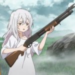 anime girl shotgun