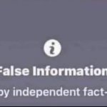False information