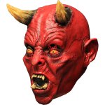 Demon mask with transparency