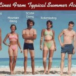 Tan Lines from Typical Summer Activities template