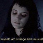 Strange and unusual Lydia Deetz meme