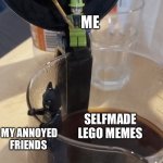 Lego Riddlers Trap | ME; MY ANNOYED FRIENDS; SELFMADE LEGO MEMES | image tagged in riddlers trap,batman,riddle me this,riddler | made w/ Imgflip meme maker