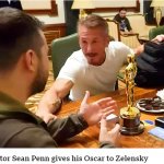 Penn Gives Oscar to Zelensky