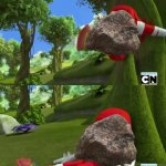 Elmo vs rockco in a nutshell | image tagged in tails killed knuckles,nutshell,elmo,rock,sesame street,sonic the hedgehog | made w/ Imgflip meme maker