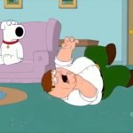 Peter Griffin choking GIF Template