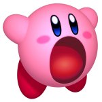 Kirby's mouth is open template