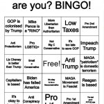 How Neoconservative are you? BINGO!